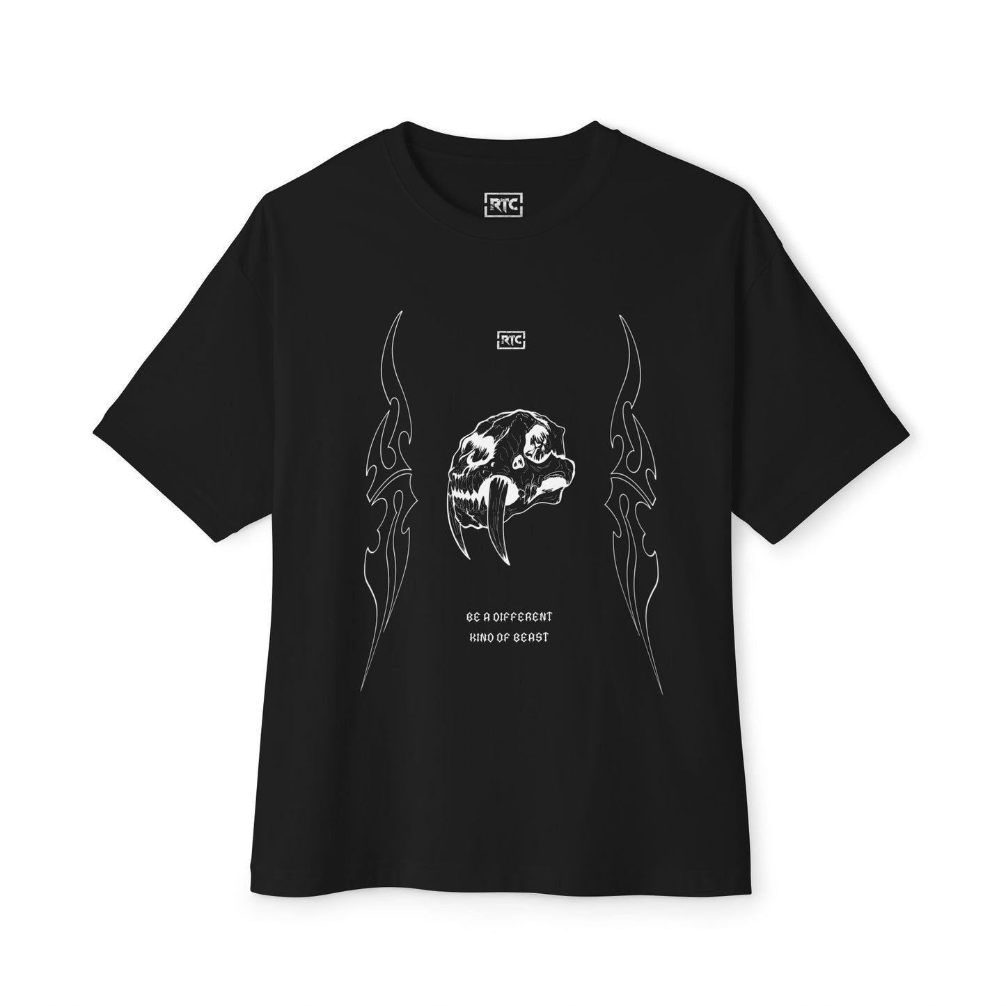 BE A DIFFERENT KIND OF BEAST oversized tee