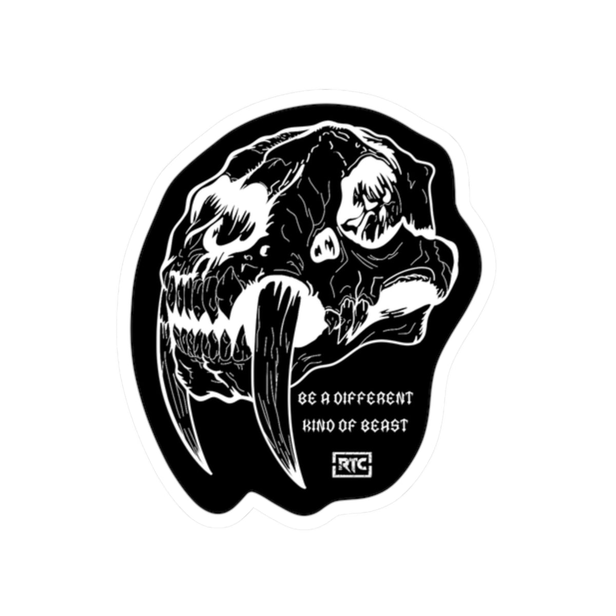 BE A DIFFERENT KIND OF BEAST STICKER