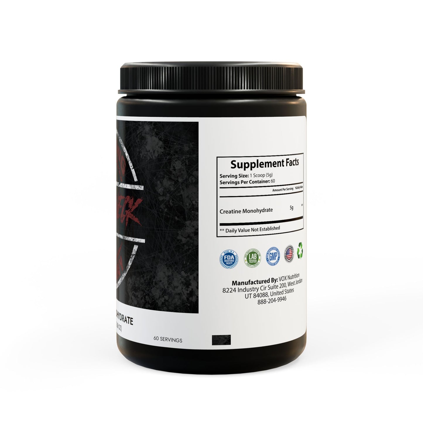Creatine Monohydrate Supplement (300g, 10.58oz)