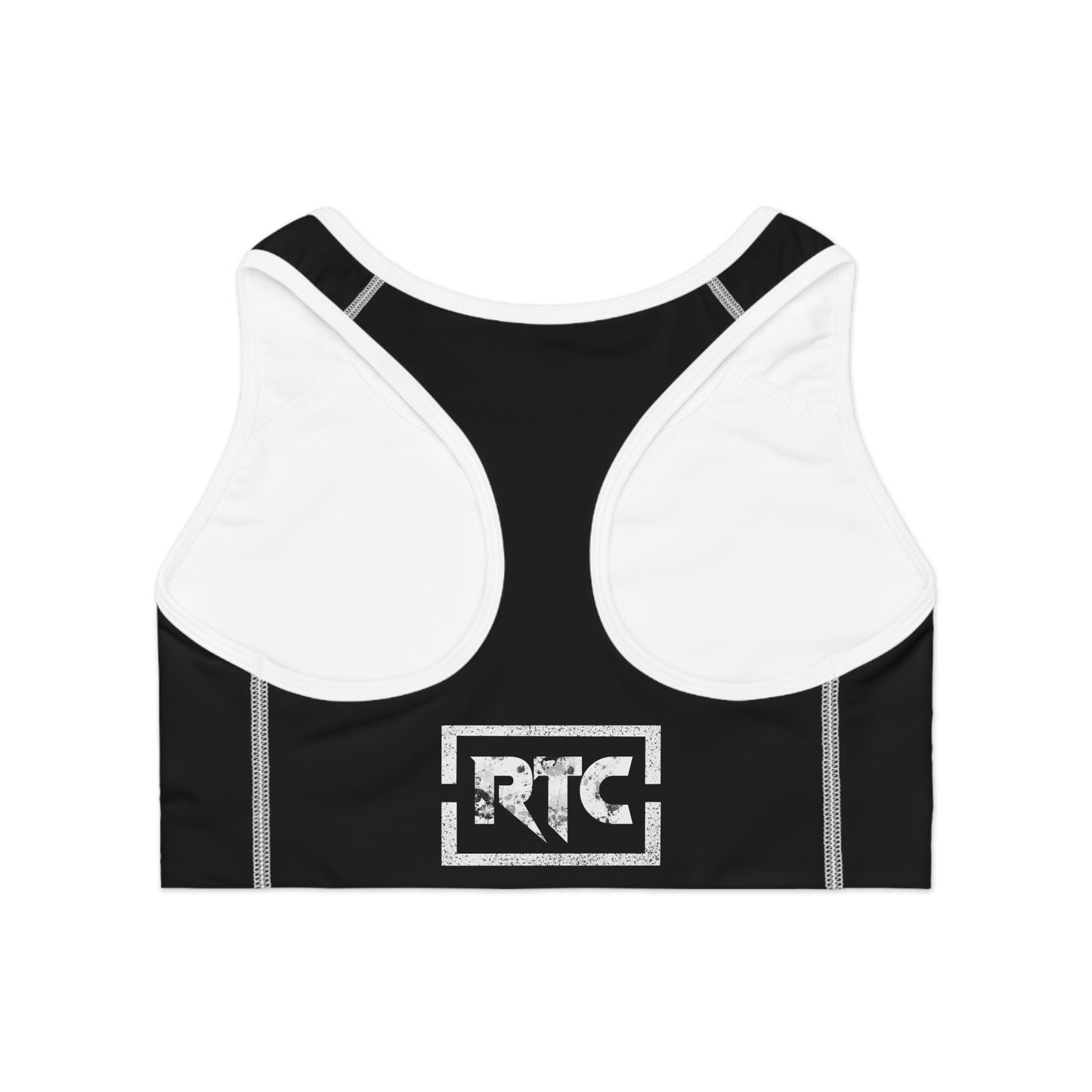 Performance Sports Bra with RTC Logo - Perfect for Workout & Active Lifestyle