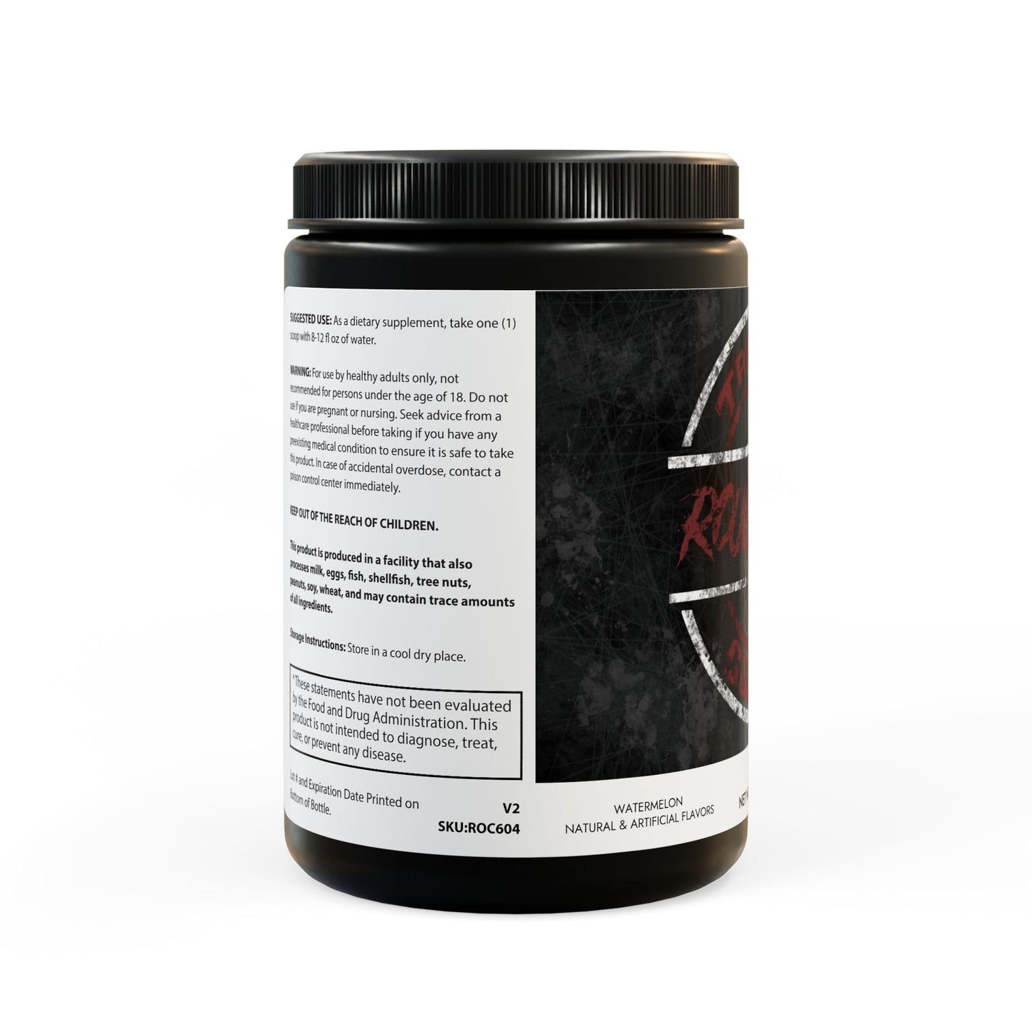 BCAA Supplement, Watermelon (325g, 11.46oz, 45 servings)