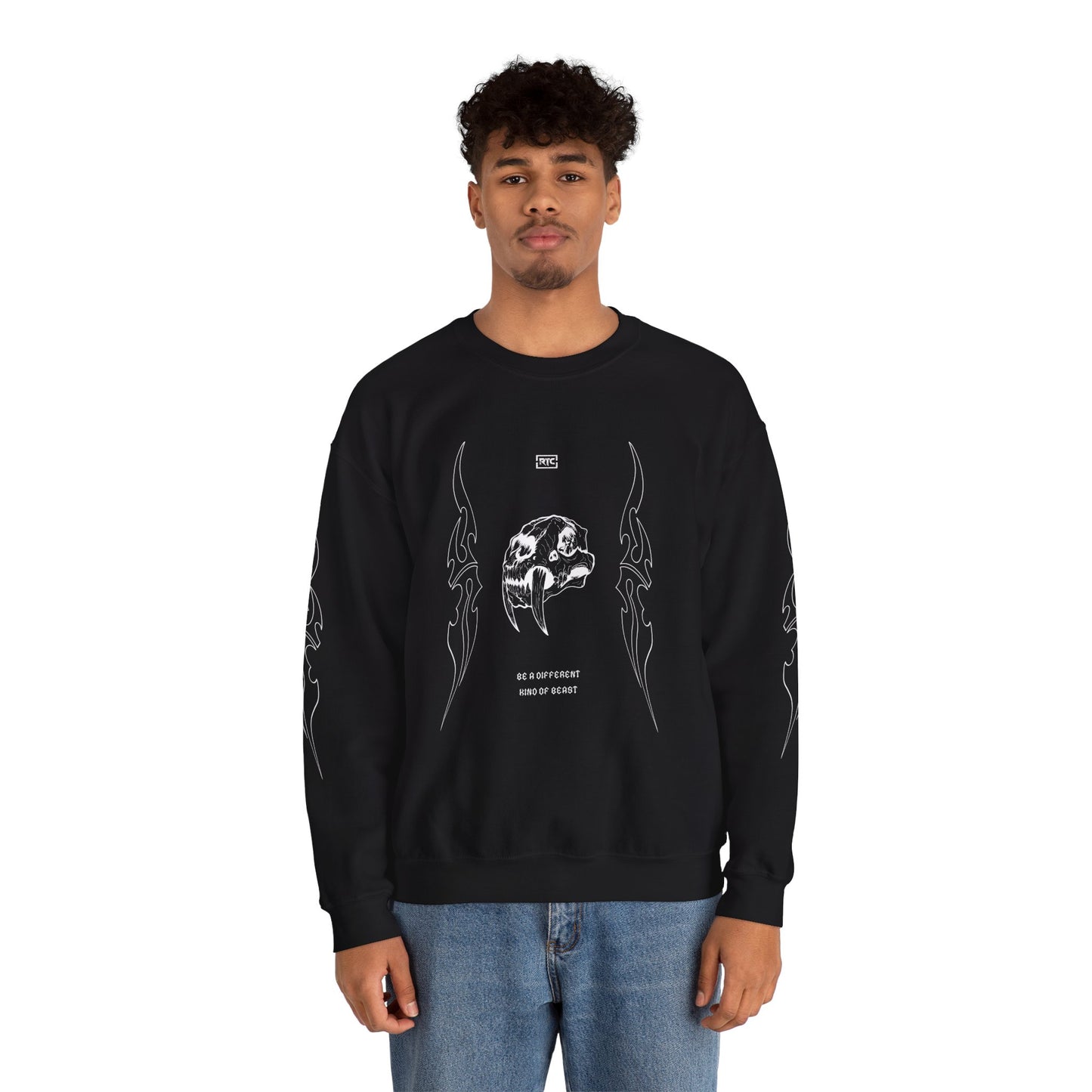 BE A DIFFERENT KIND OF BEAST CREWNECK