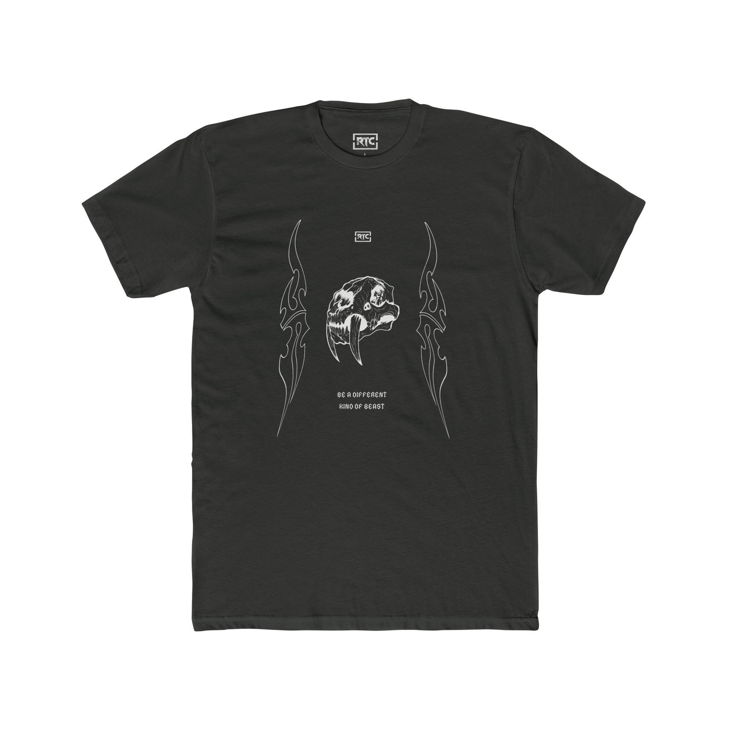 BE A DIFFERENT KIND OF BEAST regular fit cotton tee