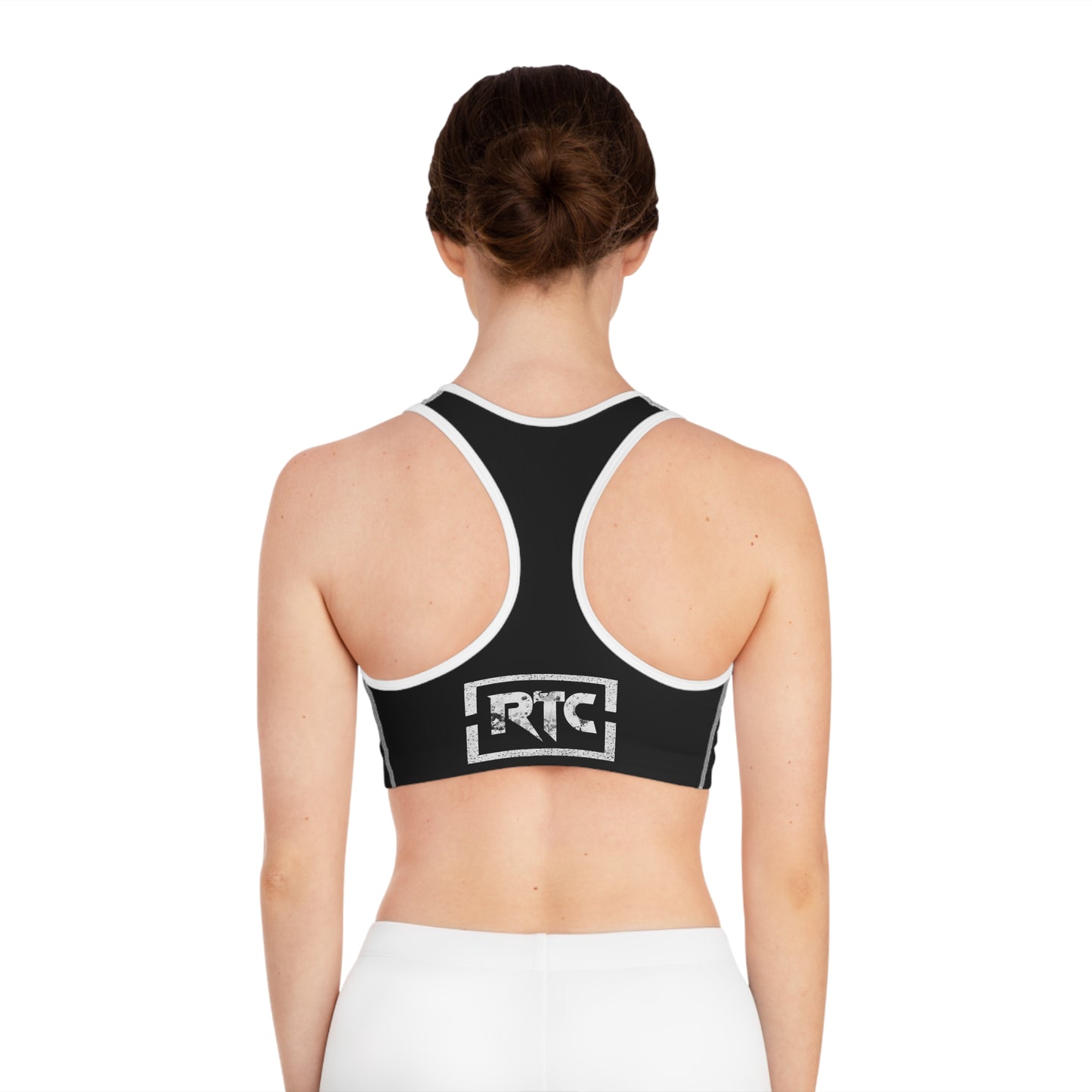 Performance Sports Bra with RTC Logo - Perfect for Workout & Active Lifestyle