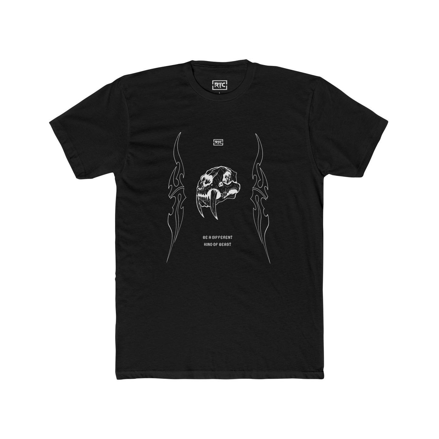 BE A DIFFERENT KIND OF BEAST regular fit cotton tee