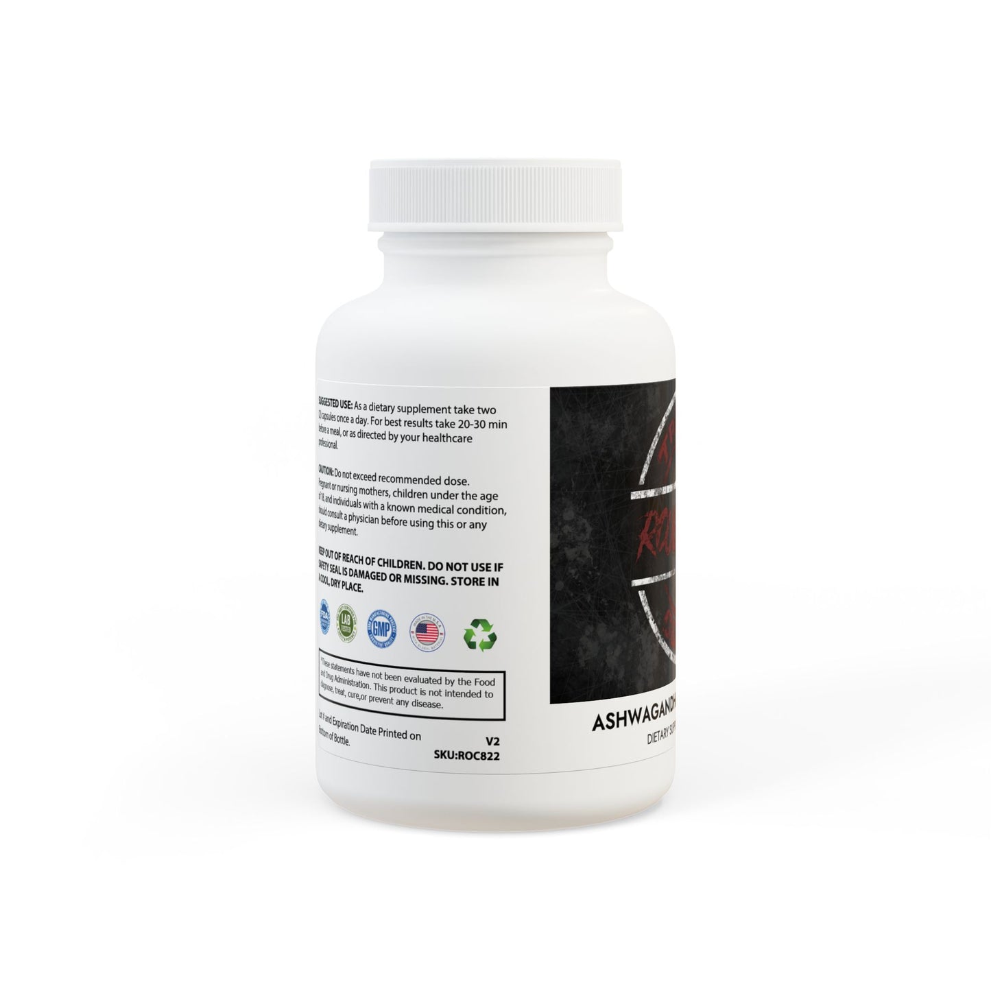 Ashwagandha and Black Pepper Supplement (60 capsules)