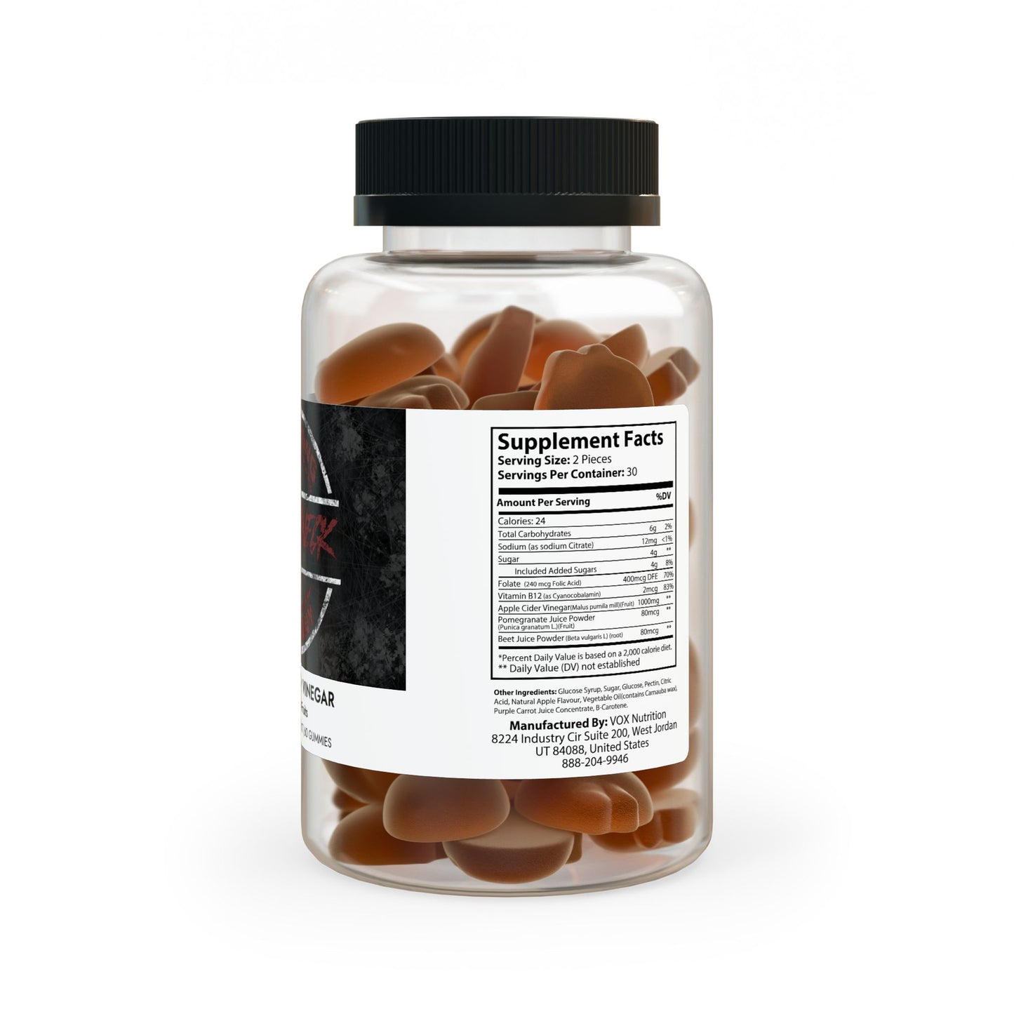 Apple Cider Vinegar Gummies (60 Gummies)
