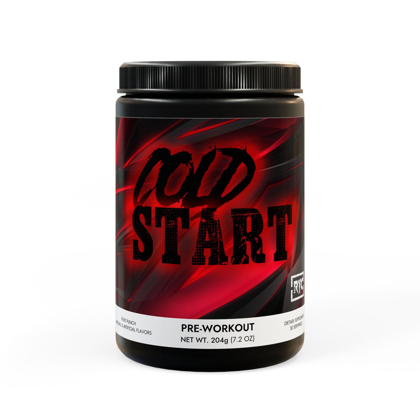 Cold Start Pre-Workout Fruit Punch (204g, 7.1oz)