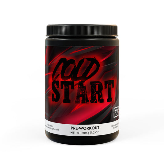 Cold Start Pre-Workout Fruit Punch (204g, 7.1oz)